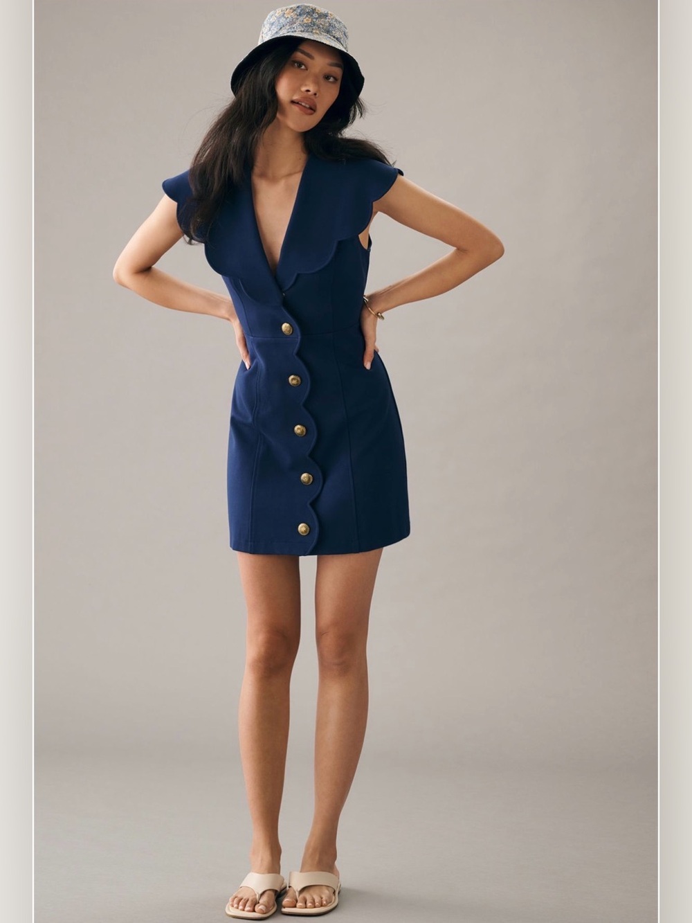 NWT Maeve Scalloped Buttondown Dress - 1X